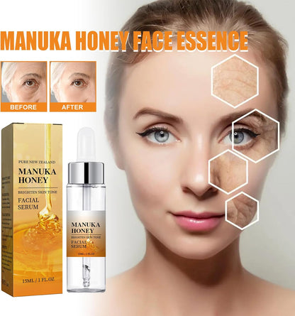 Revitalizing New Zealand Bee Venom & Manuka Honey Anti-Aging Facial Serum - Youthful Glow in a Bottle (1 Pcs)