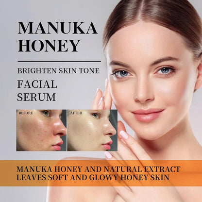 Revitalizing New Zealand Bee Venom & Manuka Honey Anti-Aging Facial Serum - Youthful Glow in a Bottle (1 Pcs)