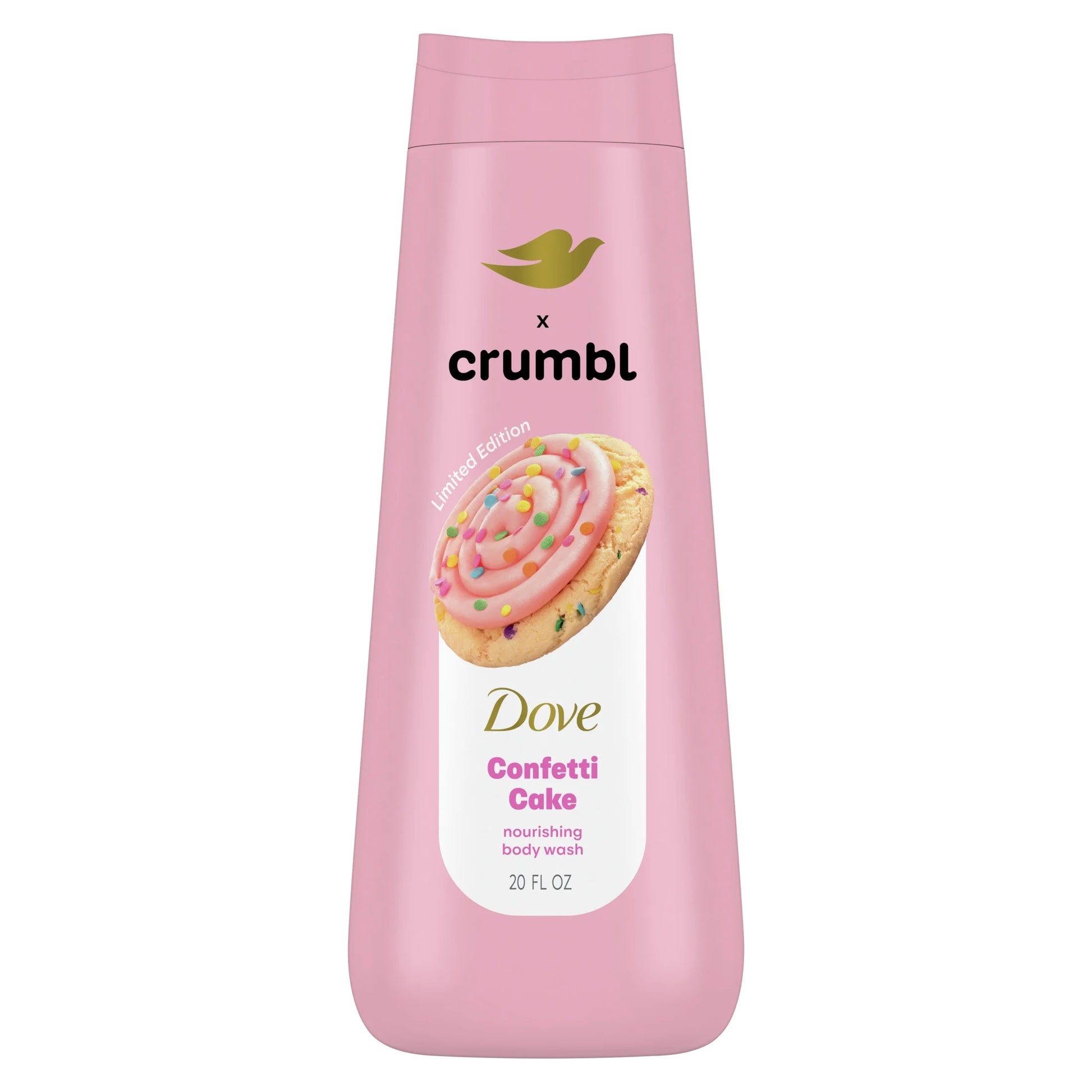 Crumbl Moisturizing Liquid Body Wash Confetti Cake, 20 Oz